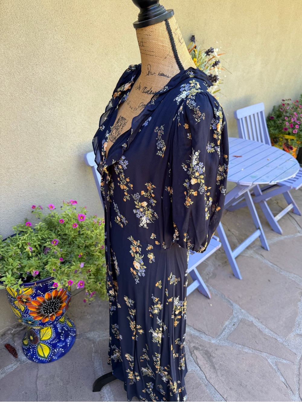 Reformation Brook Vittoria Floral Midi Dress - Picture 15 of 17